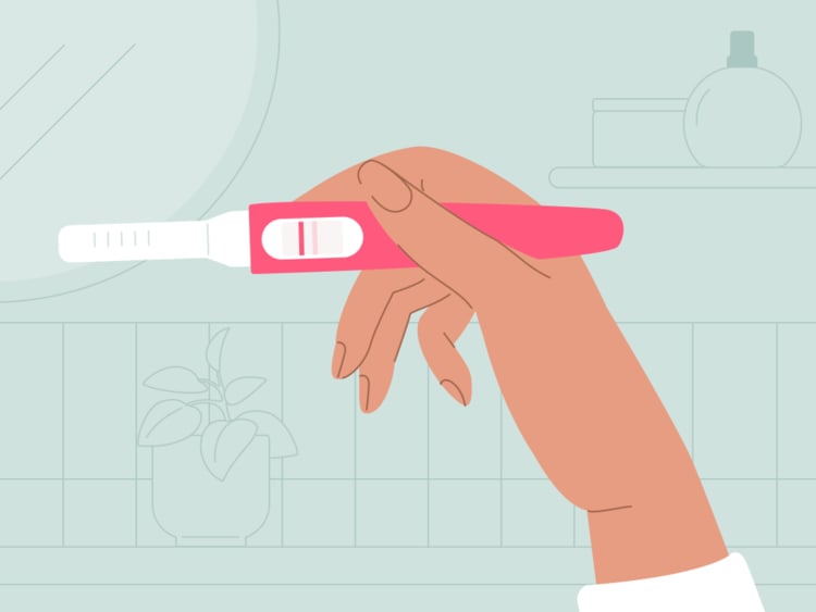 Que signifie une ligne pâle sur un test de grossesse